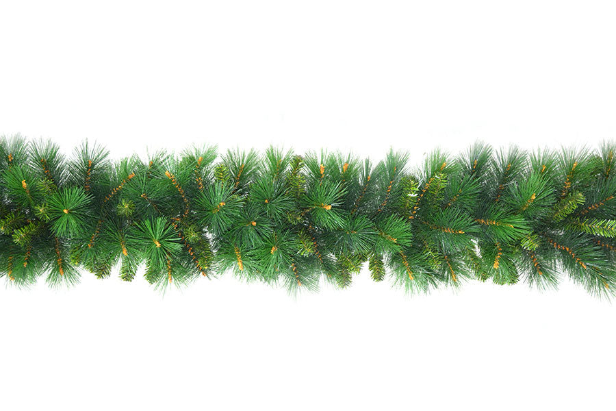 Ghirlanda di Natale Rami di Pino Verde Decorazioni Addobbi Natalizi 180 270 cm Dimensione: 180 cm