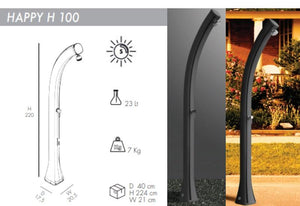 Doccia Solare In Resina Happy Verde Scuro Cv-H100/6016