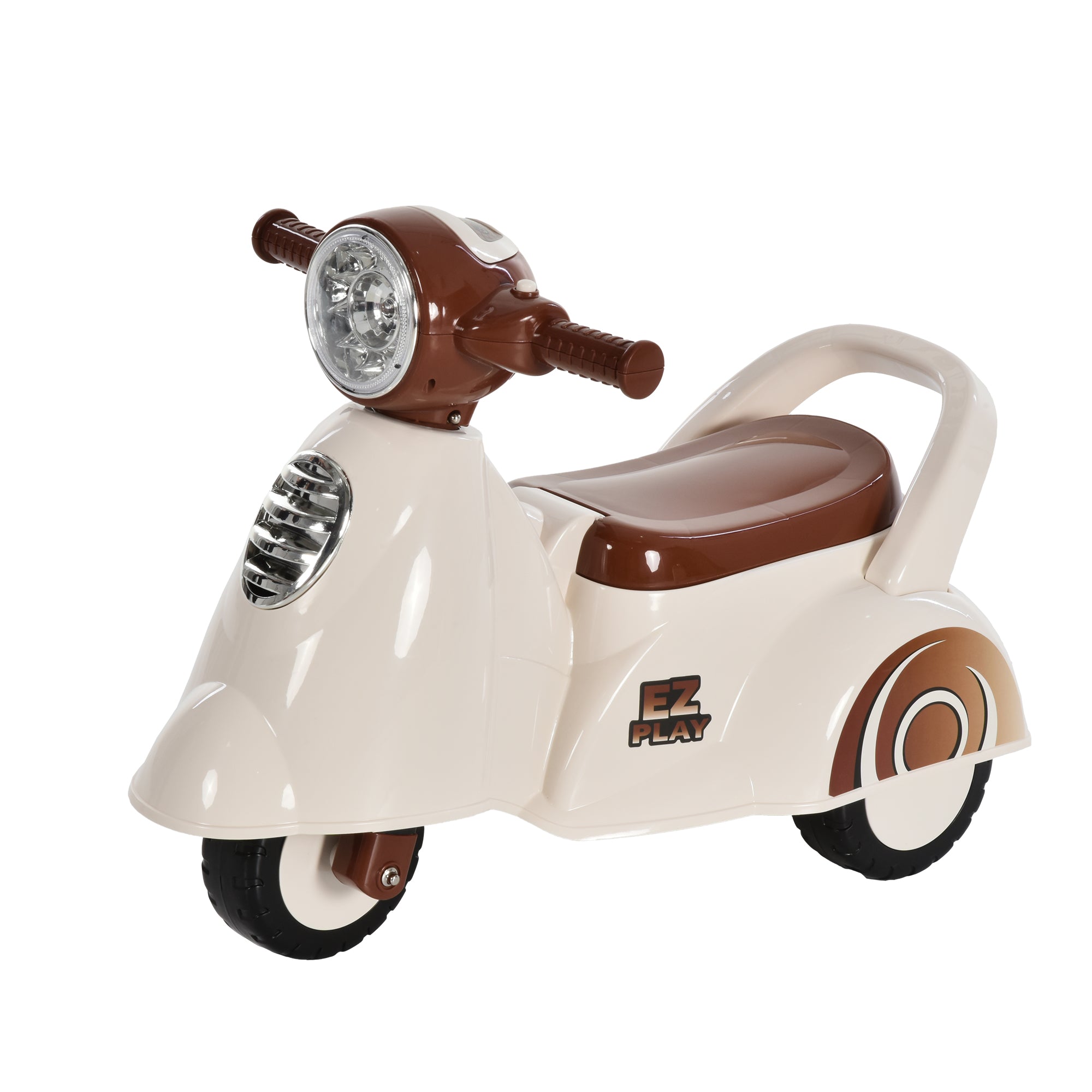 Moto Cavalcabile per Bambini   Beige e Marrone