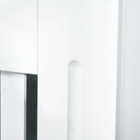 Copritermosifone in Legno MDF Bianco 78x19x81 cm