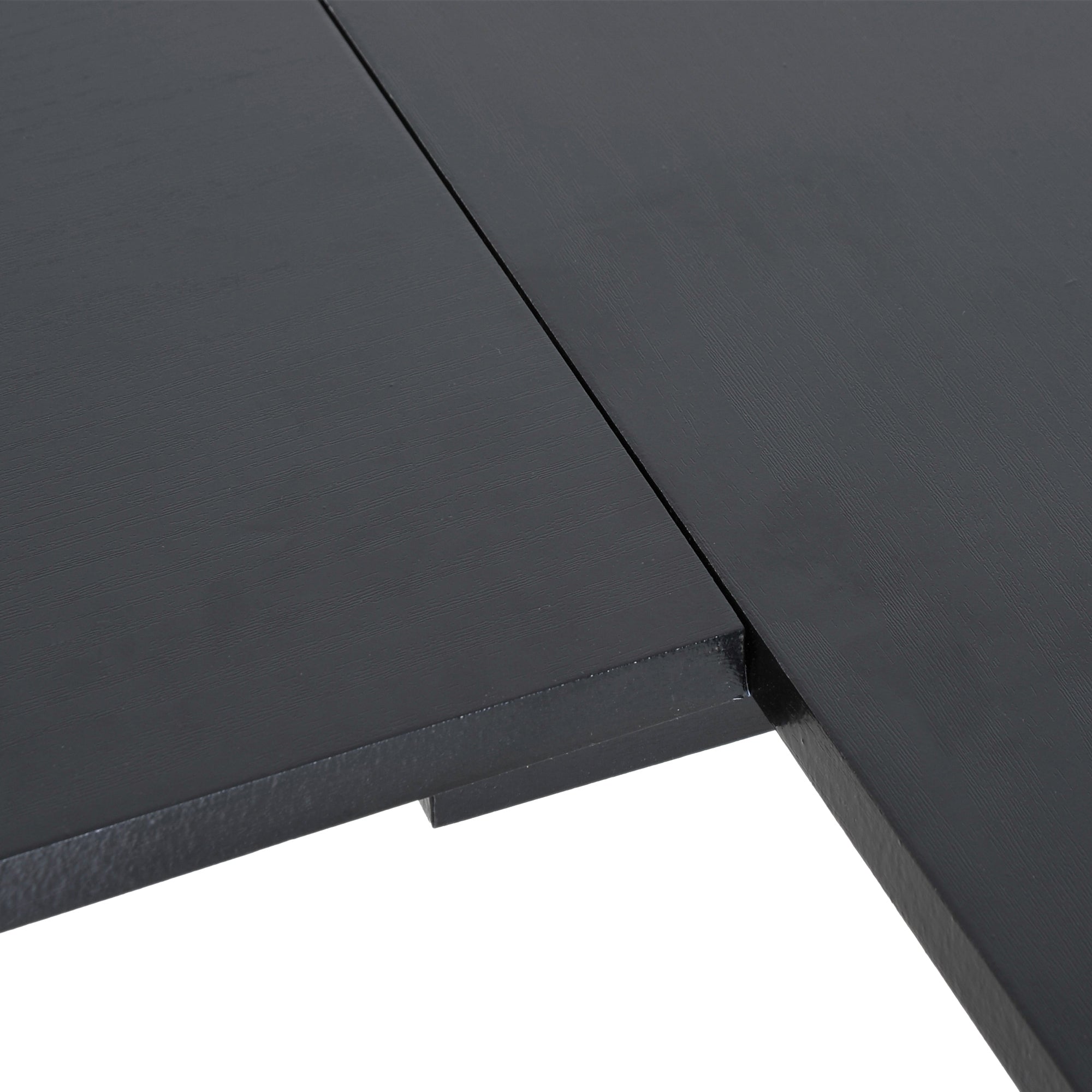 Scrivania da Ufficio Angolare 155x130x76 cm in Legno  Nera