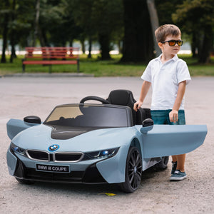 Macchina Elettrica per Bambini 6V con Licenza BMW I8 Coupè Blu