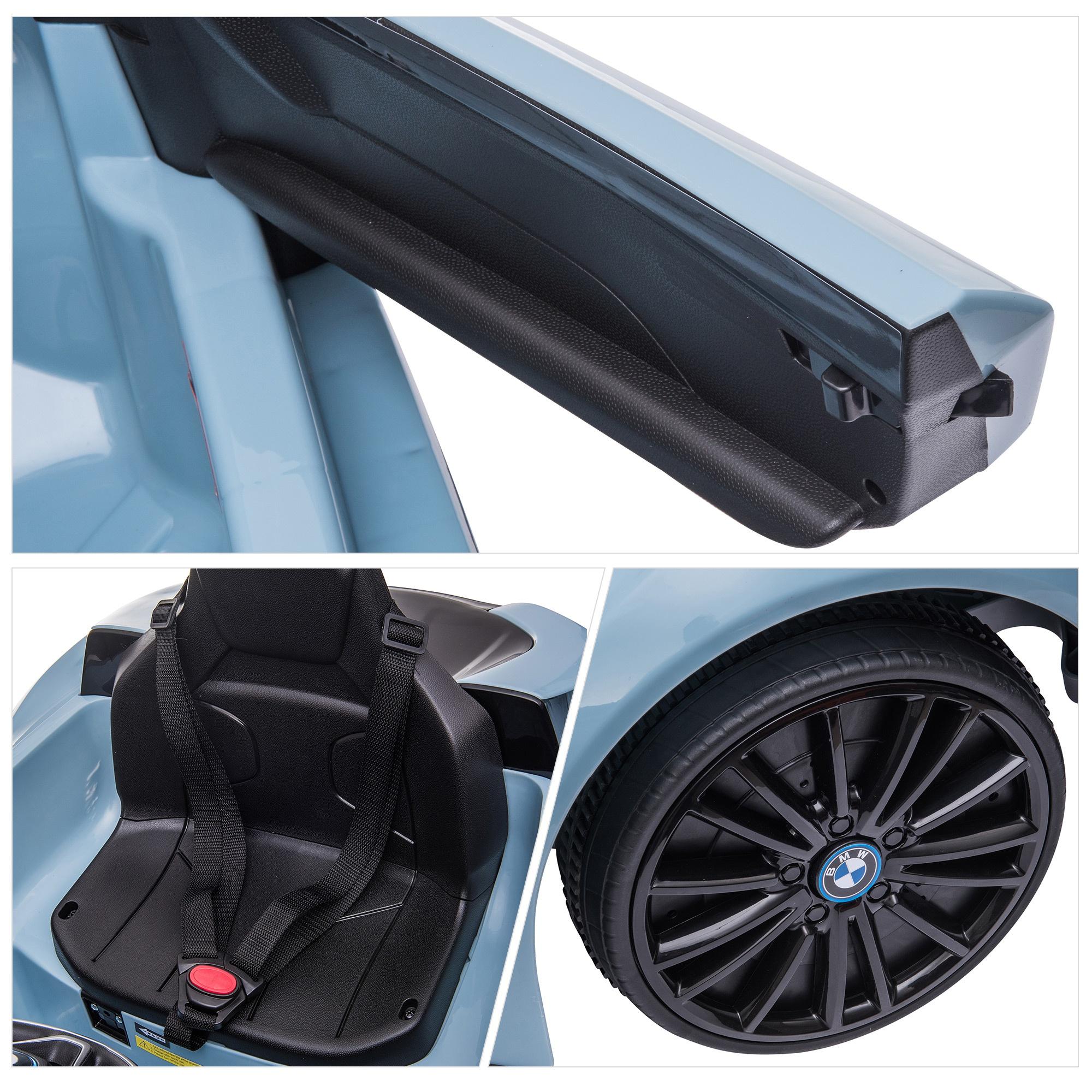 Macchina Elettrica per Bambini 6V con Licenza BMW I8 Coupè Blu