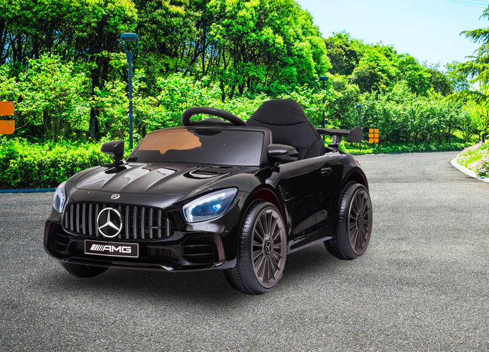 Macchina Elettrica per Bambini 12V con Licenza Mercedes GTR Small AMG Nera