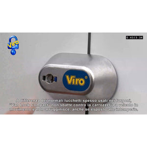 Gruppo di fissaggio per furgoni Singolo Lucchetto Serratura Camion Furgoni Van lock Compact 4212