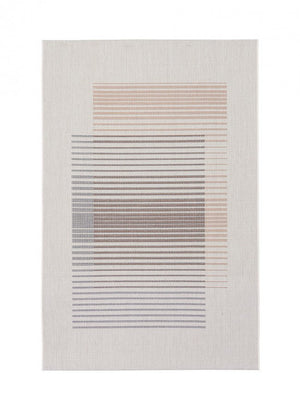 Tappeto da Esterno 160x230 cm Kino Beige/Blu/Arancio