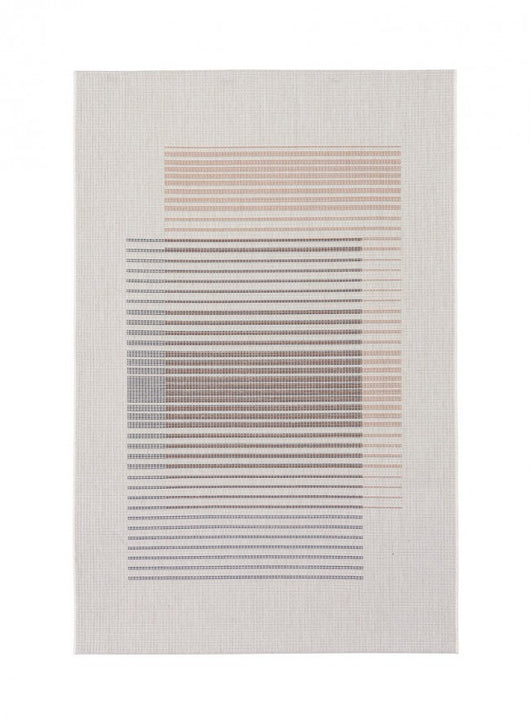 Tappeto da Esterno 160x230 cm Kino Beige/Blu/Arancio