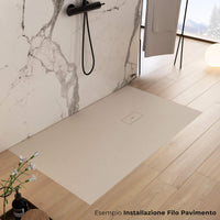 Piatto Doccia in Pietra 70x190 cm Bonussi Manila Crema