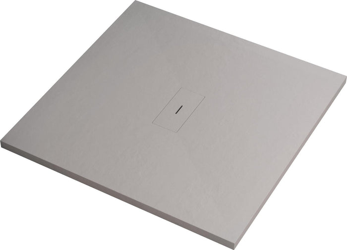 Piatto Doccia in Pietra Bonussi Manila Grigio Chiaro 70x70 cm