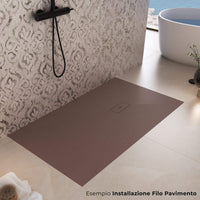 Piatto Doccia in Pietra 100x110 cm Bonussi Manila Marrone