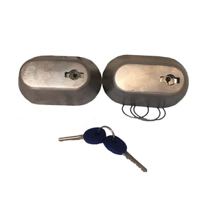 Gruppo di fissaggio per furgoni Coppia Lucchetti Serratura Camion Furgoni Van lock Compact 4212.4212