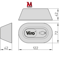 Gruppo di fissaggio per furgoni Coppia Lucchetti Serratura Camion Furgoni Van lock Compact 4212.4212