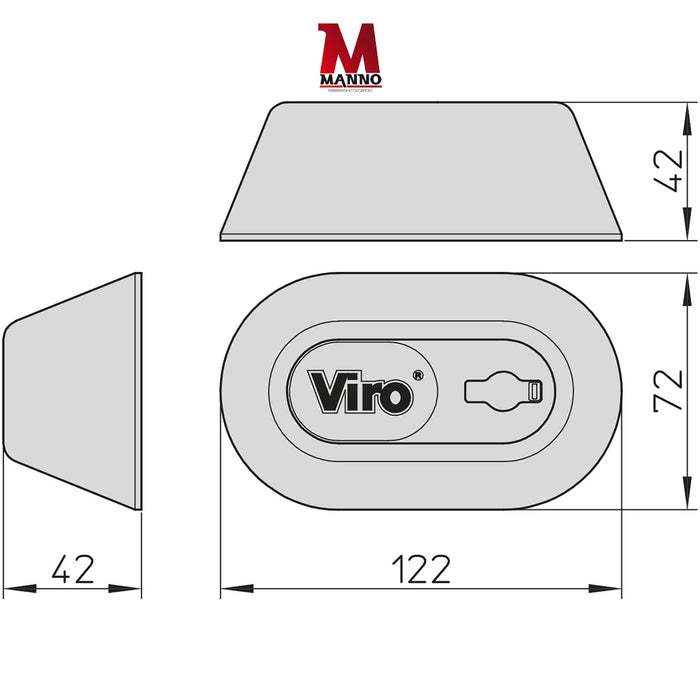 Gruppo di fissaggio per furgoni Coppia Lucchetti Serratura Camion Furgoni Van lock Compact 4212.4212