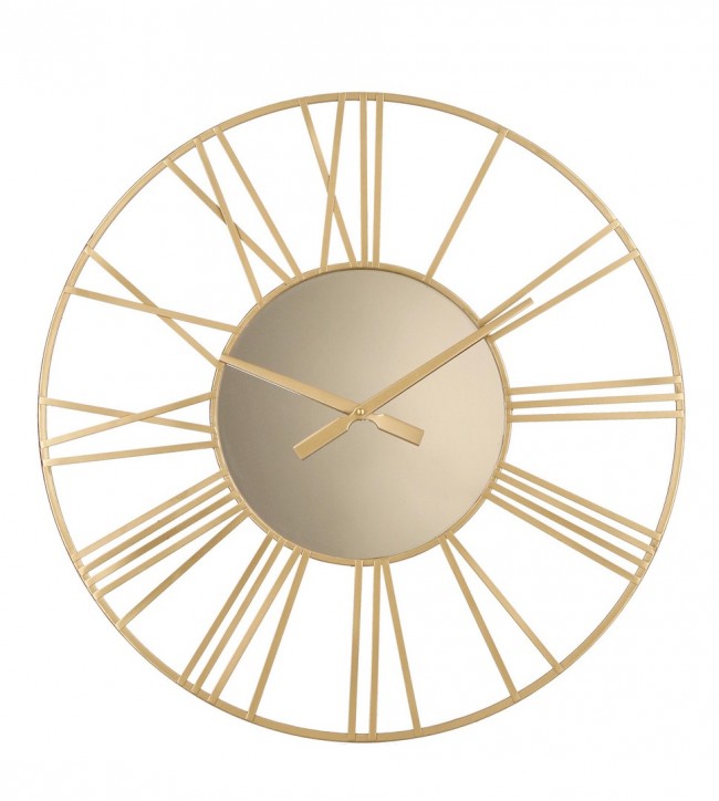 Orologio da Muro ⌀ 60 cm Ticking in Acciaio Oro