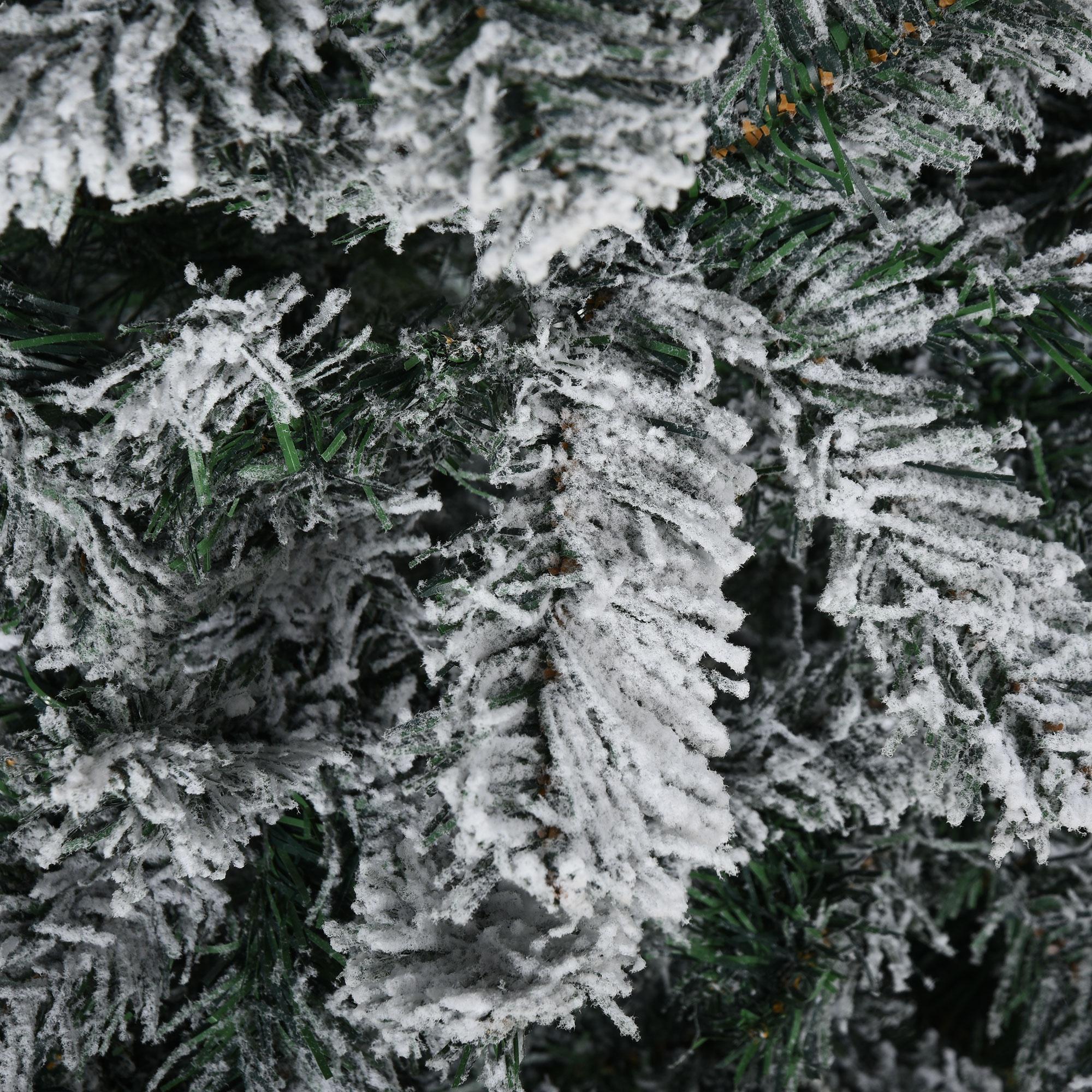 Albero di Natale Artificiale Innevato 210 cm 631 Rami  Pino Verde