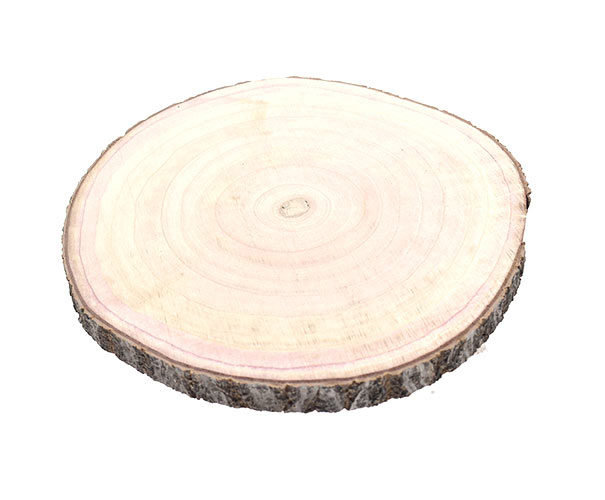 Base di Legno Naturale Decorativa Tronco Sottopiatto Rondella Disco 35 cm