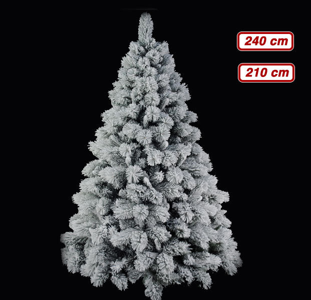 Albero di Natale Innevato con Neve Artificiale Realistico Folto Avantgard Altezza (cm): 240 cm