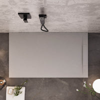 Piatto Doccia in Pietra 70x120 cm Bonussi Ardesia Calcutta Grigio Chiaro