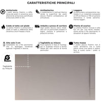 Piatto Doccia in Pietra 70x120 cm Bonussi Ardesia Calcutta Grigio Chiaro