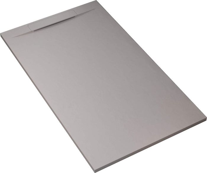 Piatto Doccia in Pietra 70x130 cm Bonussi Ardesia Calcutta Grigio Chiaro