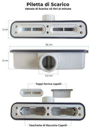 Piatto Doccia in Pietra 90x170 cm Bonussi Ardesia Calcutta Sabbia