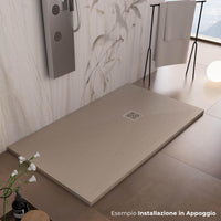 Piatto Doccia in Pietra 90x90 cm Bonussi Canton Moka