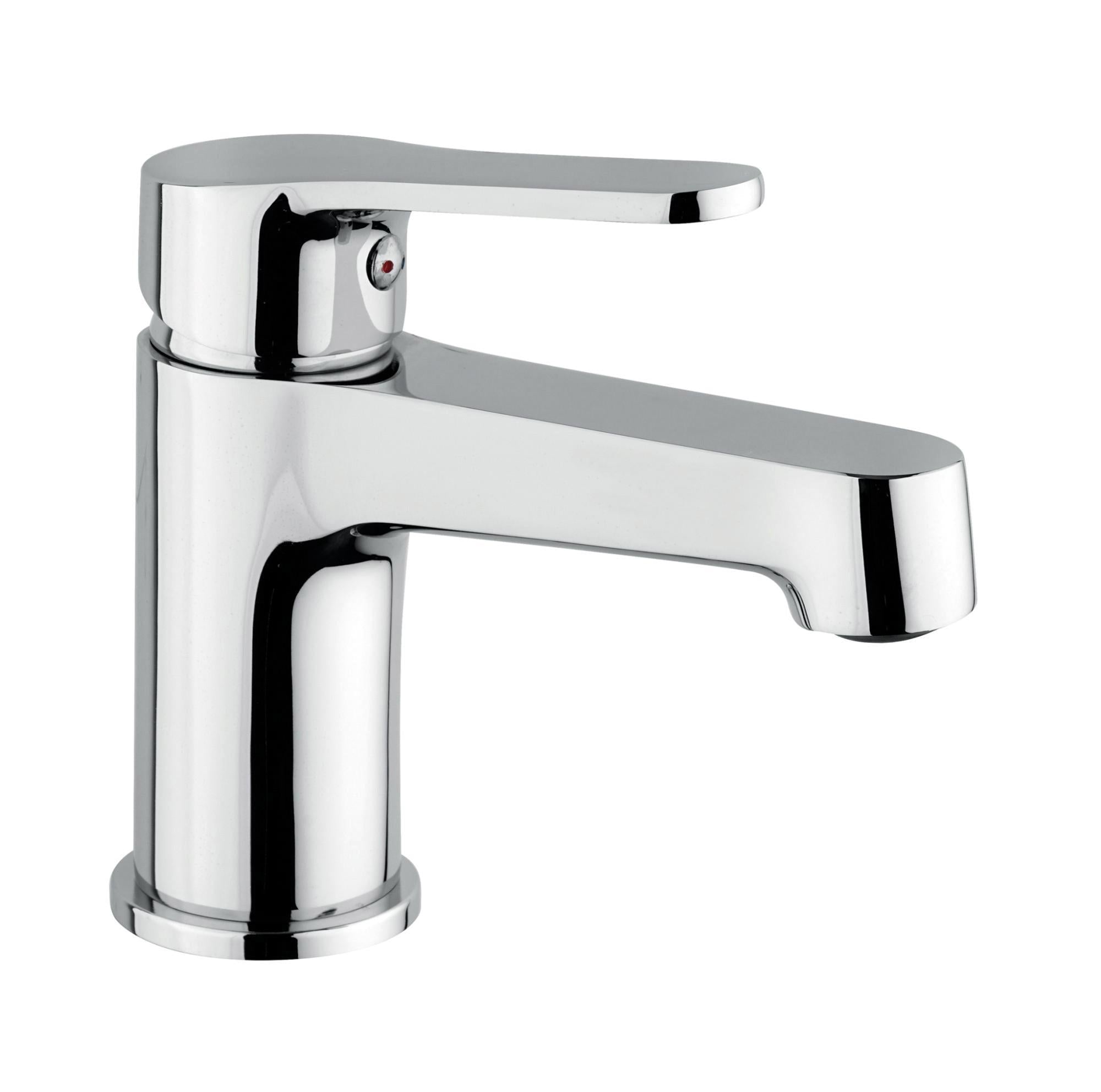 Rubinetto Miscelatore Monocomando Lavabo in Ottone Bonussi Memphis Cromato