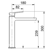 Rubinetto Miscelatore Monocomando Lavabo Alto in Ottone Bonussi Orleans Cromato