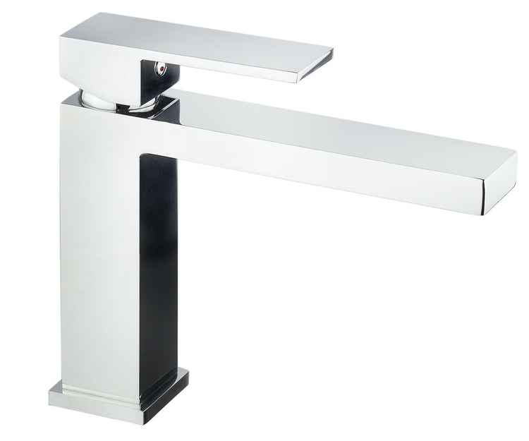 Rubinetto Miscelatore Monocomando Lavabo in Ottone Cromato Bonussi Colorado