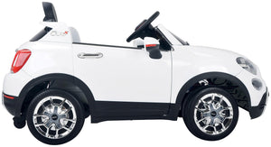 Macchina Elettrica per Bambini 12V con Licenza Fiat 500X Blu