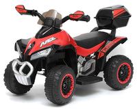 Mini Quad Elettrico per Bambini 6V Kid Go Deluxe Rosso