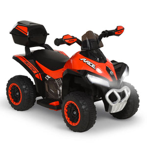 Mini Quad Elettrico per Bambini 6V Kid Go Deluxe Rosso