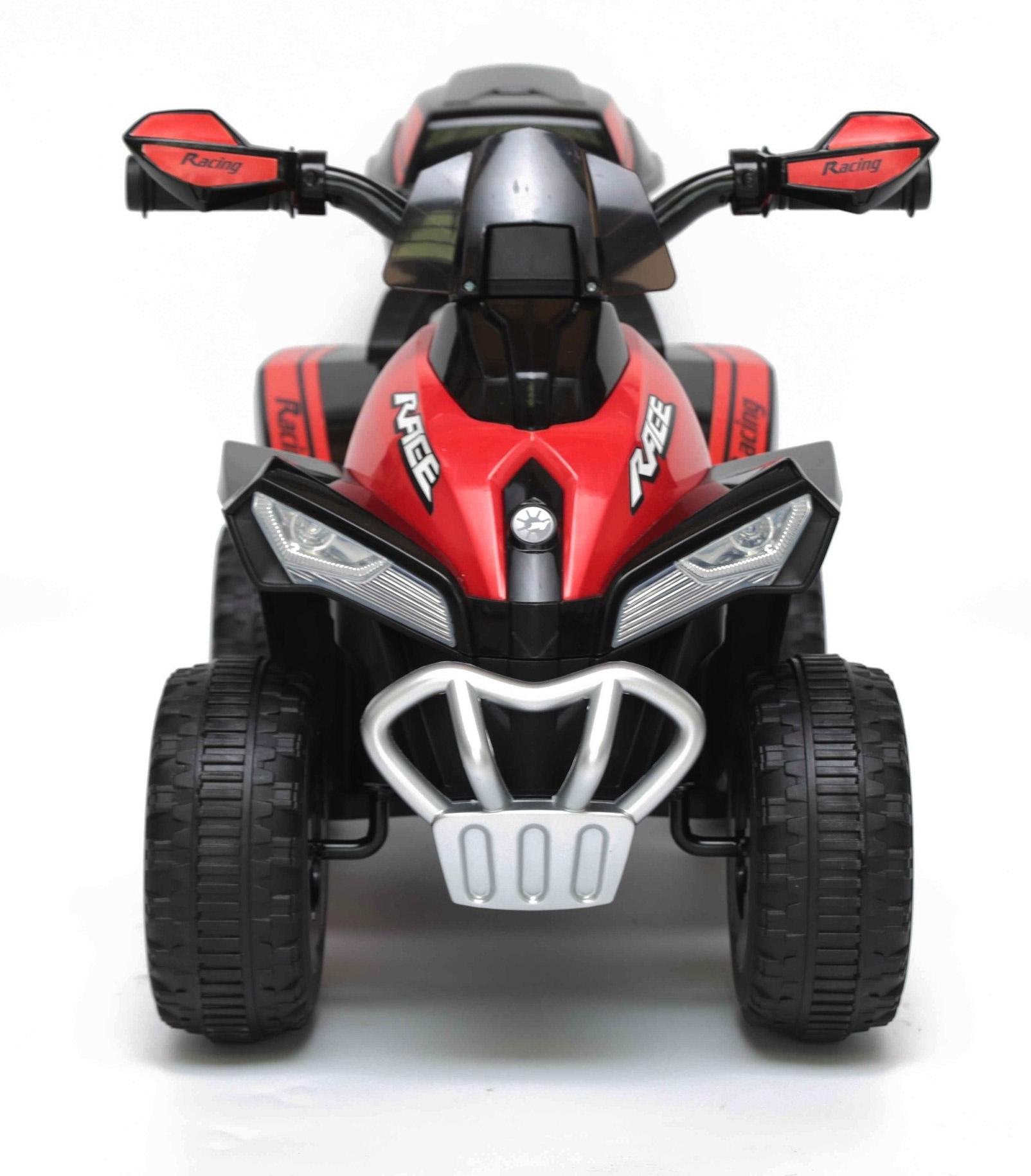 Mini Quad Elettrico per Bambini 6V Kid Go Deluxe Rosso