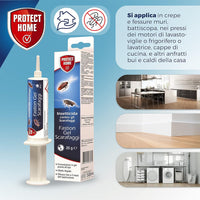 2X20g confezione risparmio. Protect Home Fastion Gel Scarafaggi