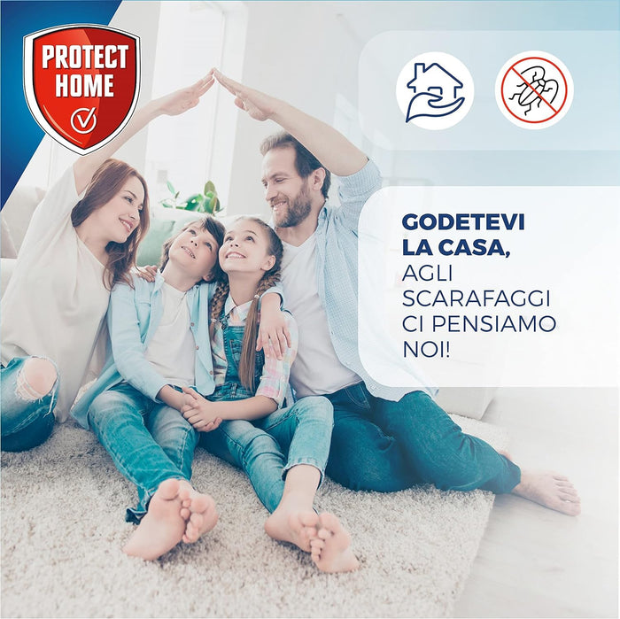 2X20g confezione risparmio. Protect Home Fastion Gel Scarafaggi