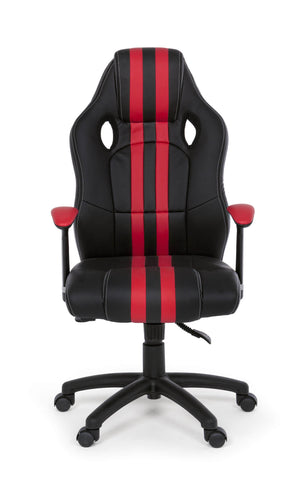 Sedia Poltrona da Gaming in Similpelle Spider Rossa