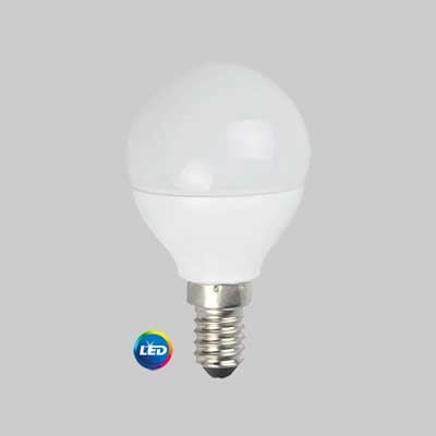 LAMPADA A SFERA MOD. 'SFERA' E14 6W - 470Lm - 6000K