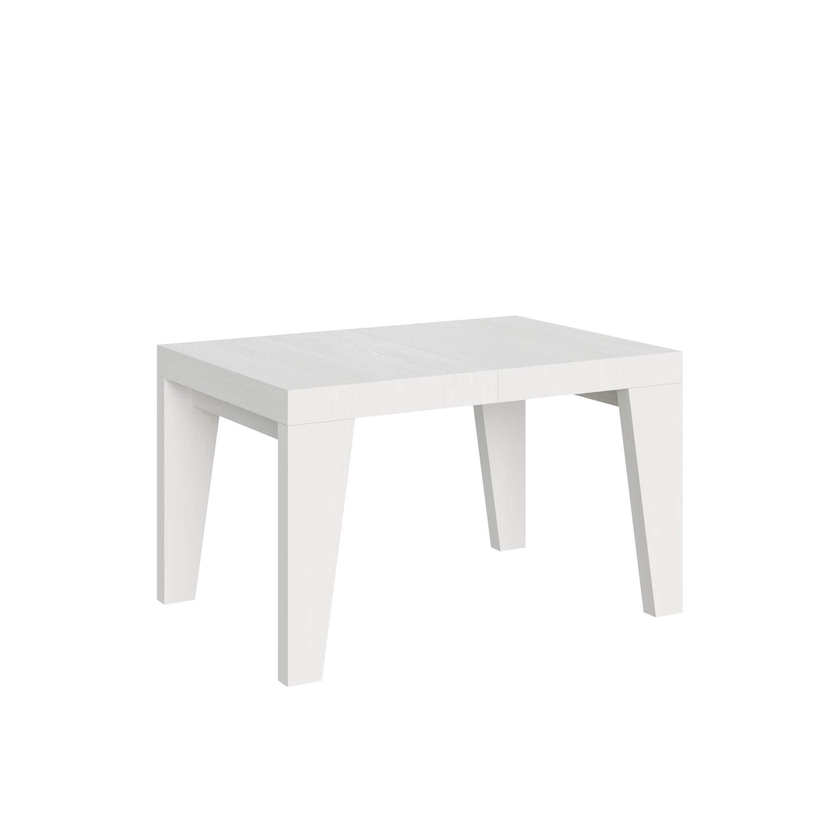 Tavolo da pranzo Allungabile - NAXY Colore: Bianco Frassino, Dimensioni: 90x140/244