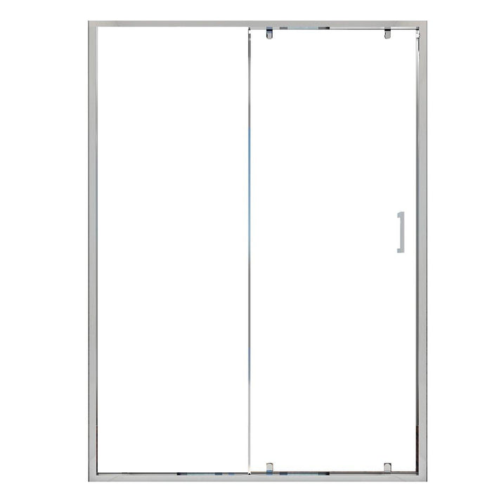 Porta Parete Doccia 120 cm 1 Anta Scorrevole in Cristallo Trasparente 6mm H195 Bonussi Giuly