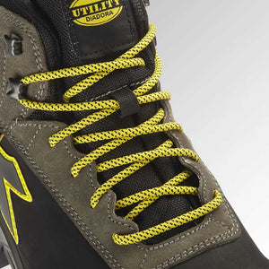 Scarpa antinfortunistica alta Nero Grigio Acciaio Scarpe antinfortunistiche da lavoro Diadora Utility SPORT DIATEX MI 46