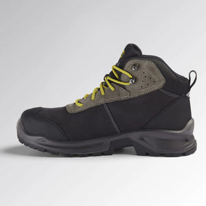 Scarpa antinfortunistica alta Nero Grigio Acciaio Scarpe antinfortunistiche da lavoro Diadora Utility SPORT DIATEX MI 46