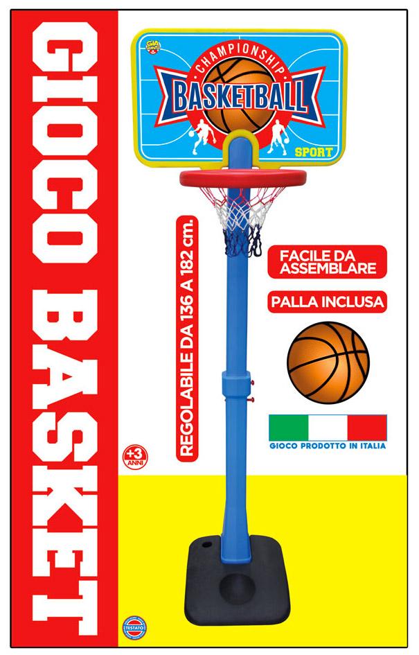 Canestro da Basket per Bambini Altezza Regolabile con Palla Kidfun