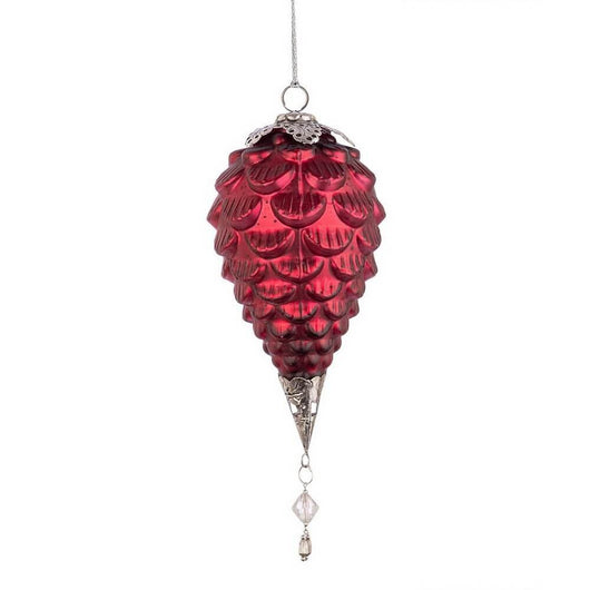 Pendaglio Fascinate Pigna Rosso D110mm (6 Pezzi)