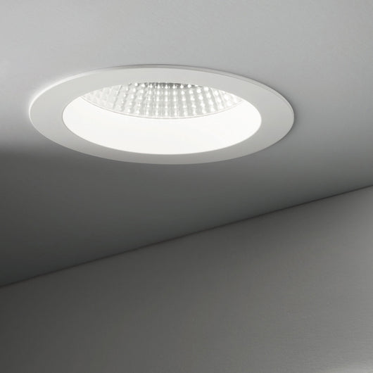 Faretto A Incasso Basic Fi Alluminio Bianco Led 15W 3000K Luce Calda