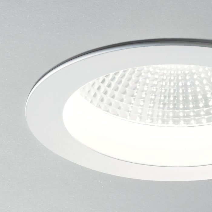 Faretto A Incasso Basic Fi Alluminio Bianco Led 30W 3000K Luce Calda