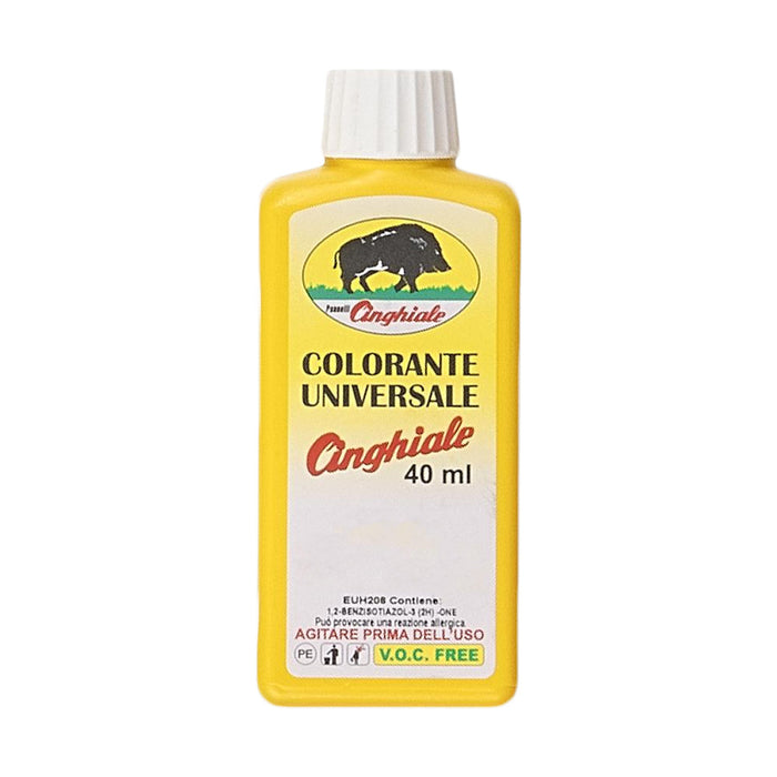 S.940-Colorante Universale Flacone Da 40 Millilitri Colore Giallo Limone-Cinghiale