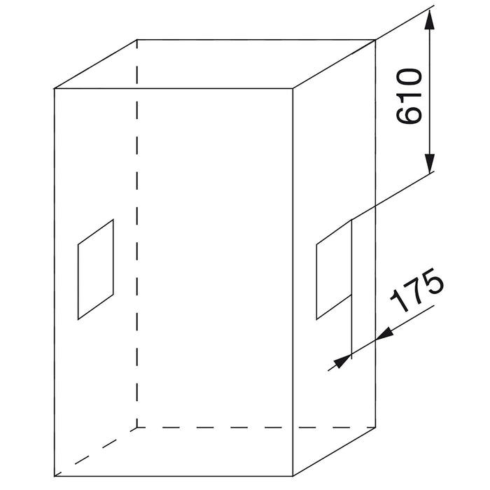 Appendiabiti Saliscendi per Armadio 45-60 cm Max 12Kg in Acciaio Emuca Moka