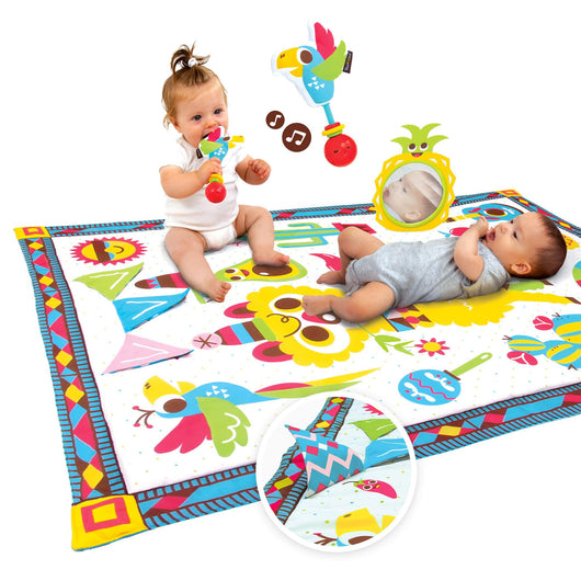 Tappetino Multi Attività 145x100 cm con Borsa Yookidoo Fiesta Playmat to Bag 40167