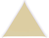 Tenda a Vela Ombreggiante Triangolare 5x5x5m in Poliestere Beige