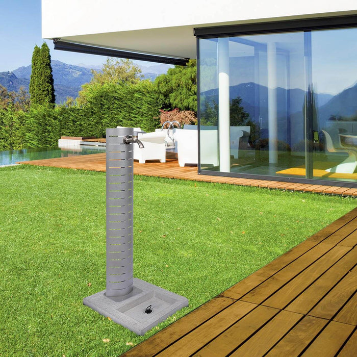 Fontana da Giardino con Rubinetto Belfer 42/CTN Alluminio